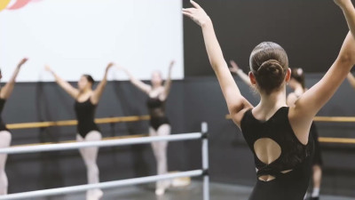 Ballet dance class