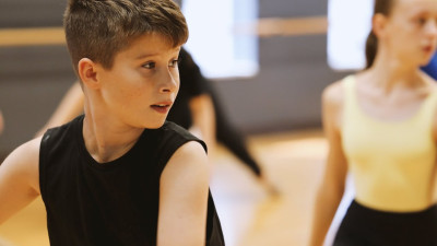 Jazz dance class