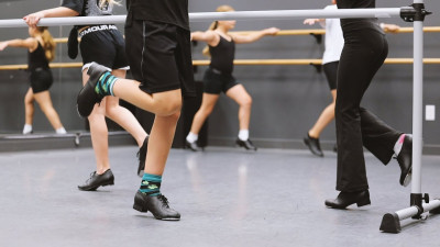 Tap dance class